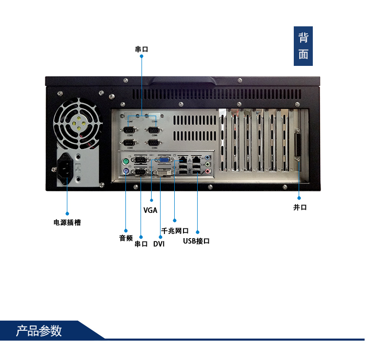 研祥第3代4U 19寸標準上架工控整機 研祥IPC-820