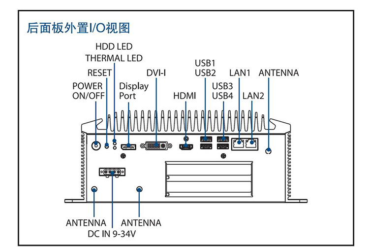 全新研華 無風(fēng)扇嵌入式工控機(jī) 高性能ARK-3000系列 ARK-3500