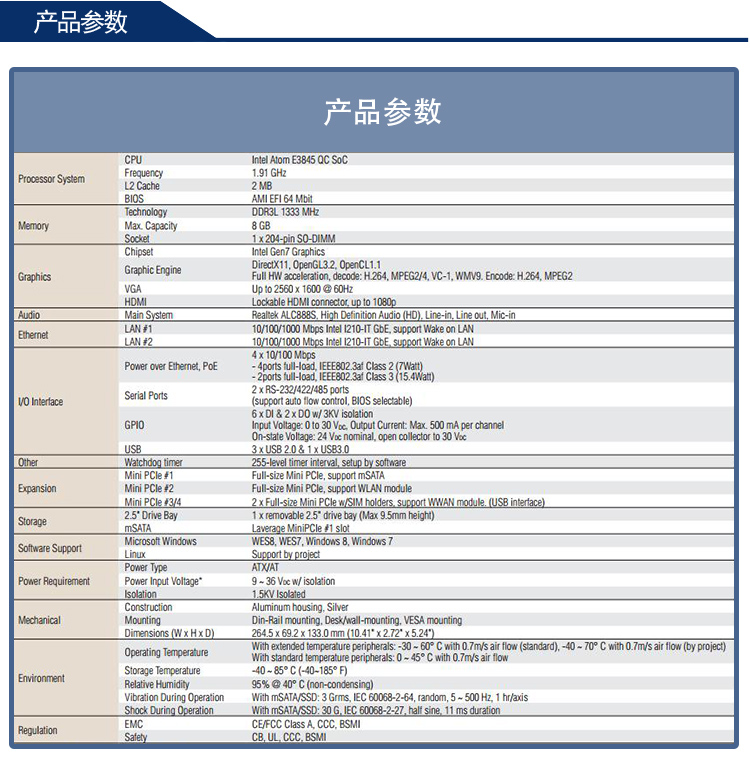 全新研華無(wú)風(fēng)扇嵌入式工控機(jī) 車(chē)載應(yīng)用 ARK-2121S