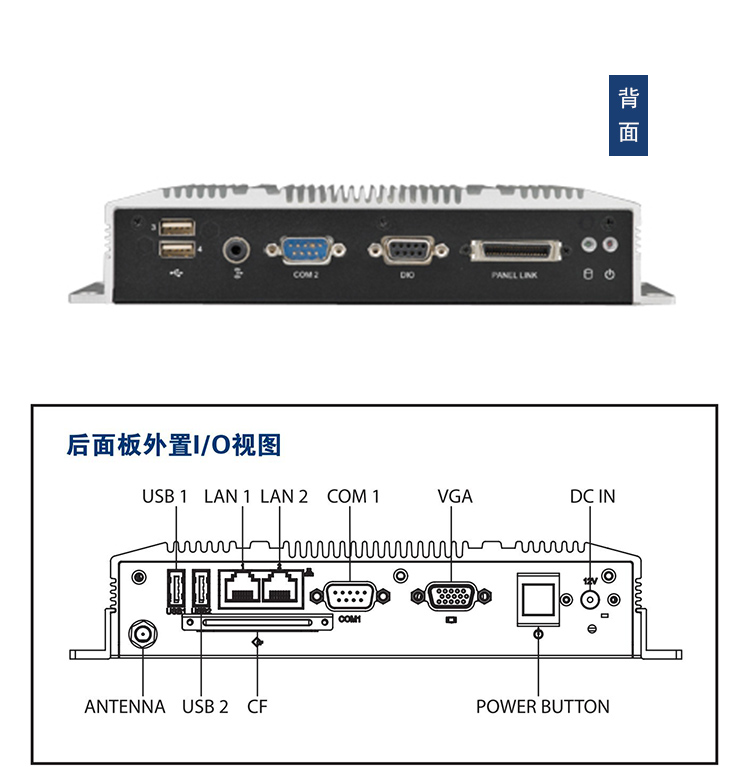 全新研華 無風(fēng)扇嵌入式工控機 超緊湊ARK-1000系列 ARK-1503