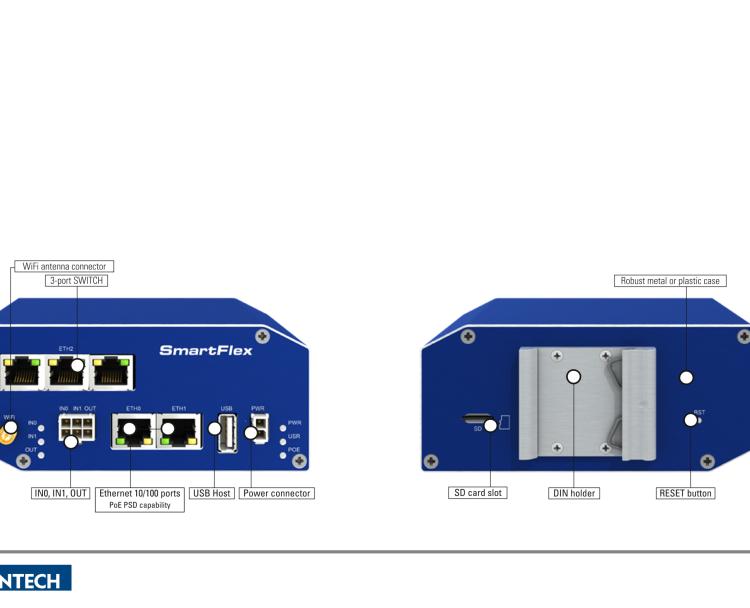 研華BB-SR30019120-SWH SmartFlex、開關(guān)、5E、USB、2I/O、SD、W、PD、W、SL、SWH