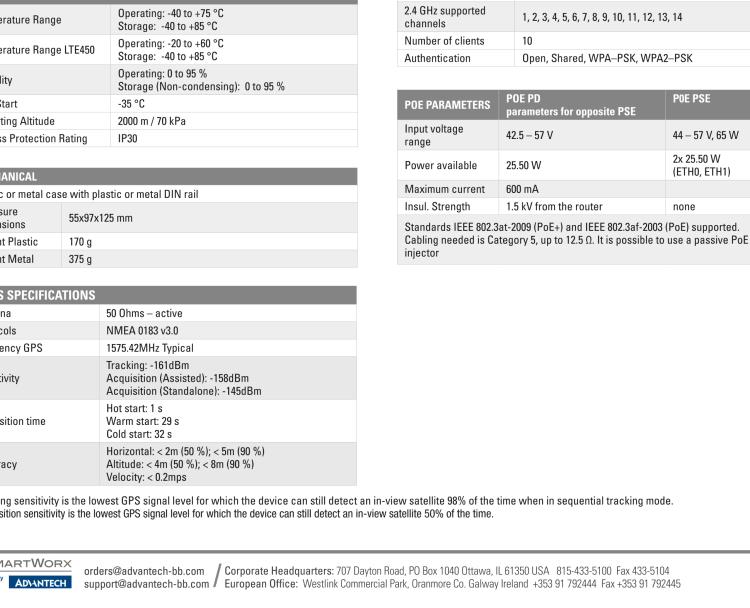 研華BB-SR30310025 SmartFlex, EMEA, 2x ETH, WIFI, Metal, ACC Int.