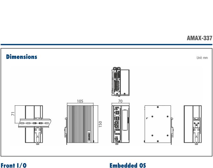 研華AMAX-337IO x86-based EtherCAT I/O Controller