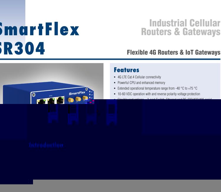 研華BB-SR30410125 SmartFlex, EMEA/LATAM/APAC, 5x Ethernet, Wi-Fi, Metal, International Power Supply (EU, US, UK, AUS)