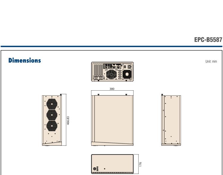 研華EPC-B5587 適配Intel? 第10代 Core i / Xeon W系列處理器，搭載W480E芯片組。標(biāo)準(zhǔn)4U上架，工業(yè)級品質(zhì)，穩(wěn)定可靠。廣泛適用于高端AI服務(wù)器等應(yīng)用。