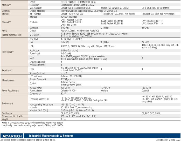 研華EPC-T4286 適配Intel? 第8/9代 Core? i 系列處理器，搭載H310芯片組。1U超薄高度，性能強勁。