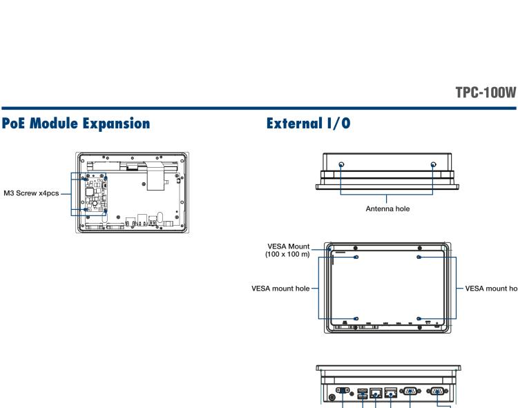 研華TPC-121W 21.5" Touch Panel Computer with ARM Cortex?-A53 Processor