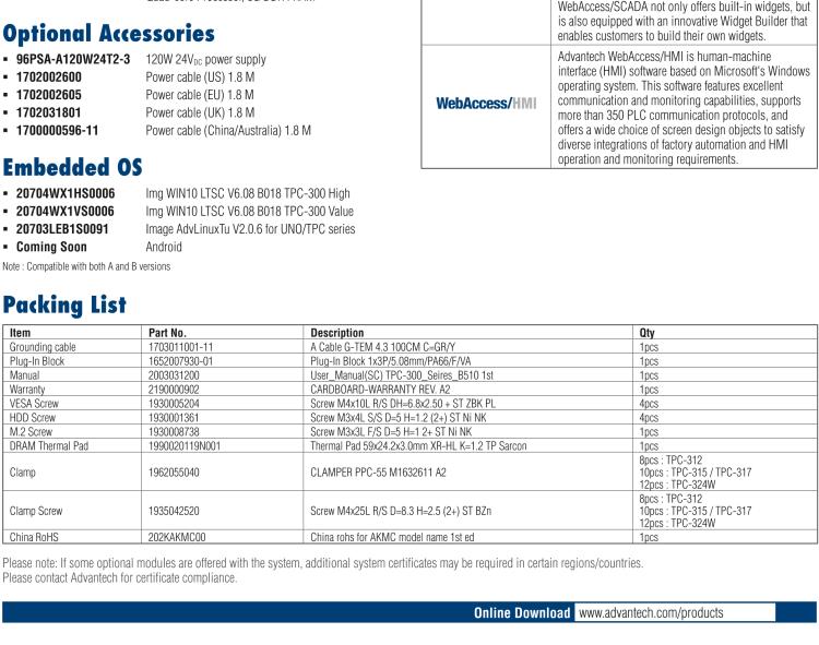 研華TPC-315 15英寸XGA TFT LED LCD觸摸屏電腦，搭載第八代Intel?Core? i3/ i5/ i7處理器，內(nèi)置8G DDR4 RAM