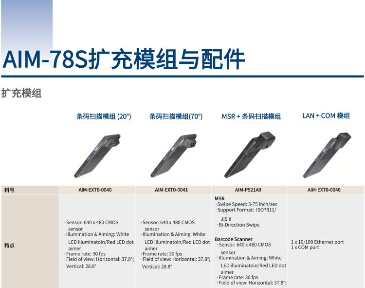 研華AIM-78S 10.1" 工業(yè)移動(dòng)手持平板電腦，搭載高通? 驍龍? 660 處理器, 安卓10操作系統(tǒng)