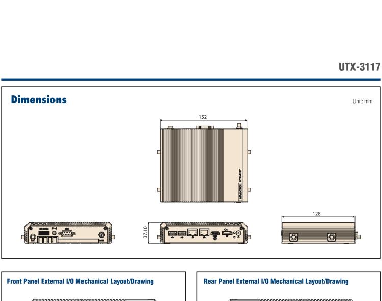 研華UTX-3117 低功耗，緊湊型，4G/WIFI/ BT/LoRa/NB IoT 物聯(lián)網(wǎng)邊緣智能網(wǎng)關(guān)