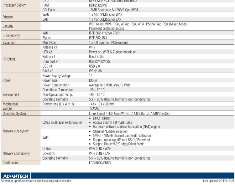 研華WISE-3270 研華EPD電子紙專用工業(yè)網(wǎng)關(guān)，以太網(wǎng)、 WIFI（AP）、4G/LTE，專為智能城市、工業(yè)4.2應(yīng)用而設(shè)計(jì)。