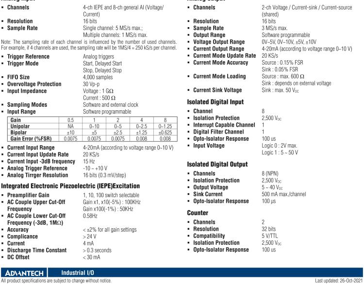 研華MIC-1816R 帶有ARM Cortex?-A9 i.MX6 1GHz的16位，1MS/s DAQ平臺(tái)