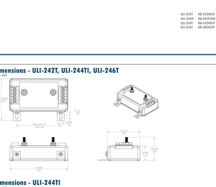 研華BB-422HESP ULI-244T RS-422 浪涌保護(hù)器